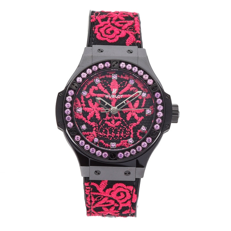 Hublot Big Bang Broderie Sugar Skull Fluo Hot Pink Limited Edition 343.CP.6590.NR.1233