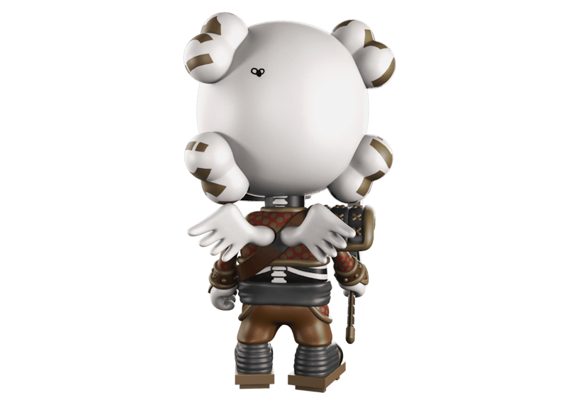 Huck Gee Mighty Jaxx Gold Life: 8" Soul Collector Figure
