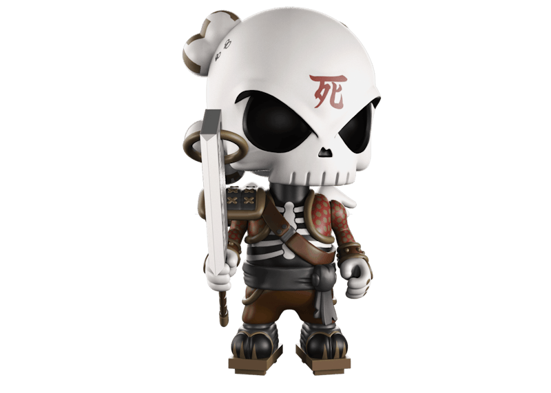 Huck Gee Mighty Jaxx Gold Life: 8" Soul Collector Figure