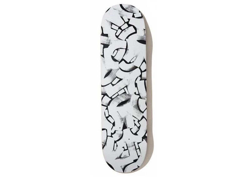 HUF x Eric Haze Skate Deck White