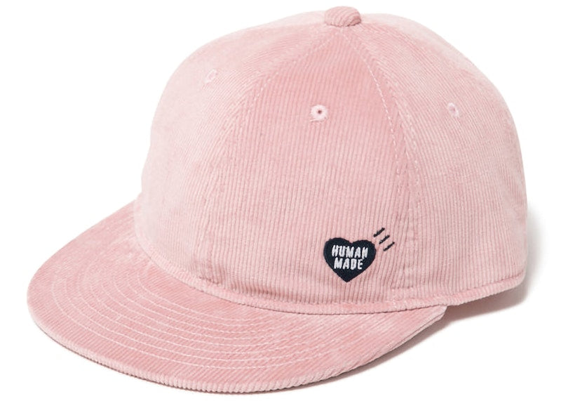 Human Made 6 Panel Corduroy Cap Pink
