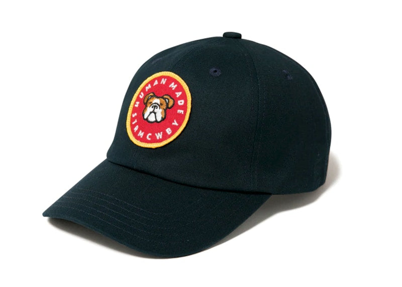 Human Made Animal Graphic 6 Panel Twill Cap Dog
