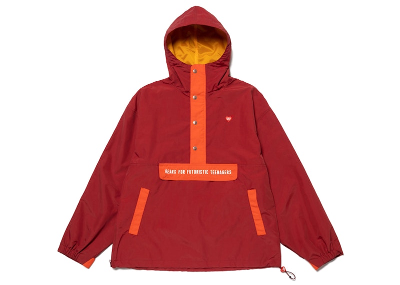 Human Made Anorak Parka Burgundy