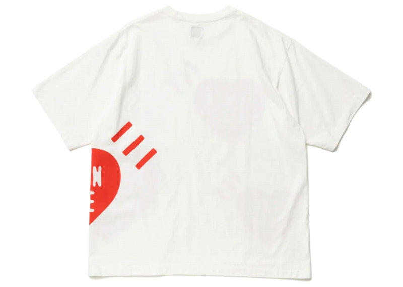 Human Made Big Heart T-Shirt White Red