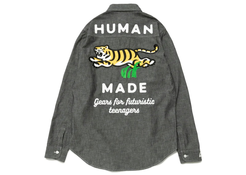 Human Made Chambray Shirt Black