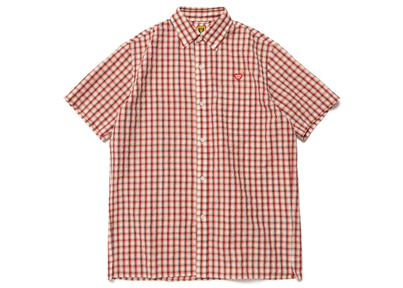 Human Made Checked BD S/S Shirt Red