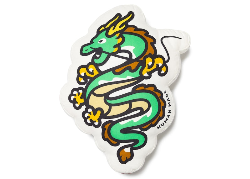 Human Made China Store Exclusive Dragon Cushion Green