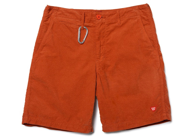 Human Made Corduroy Shorts Orange