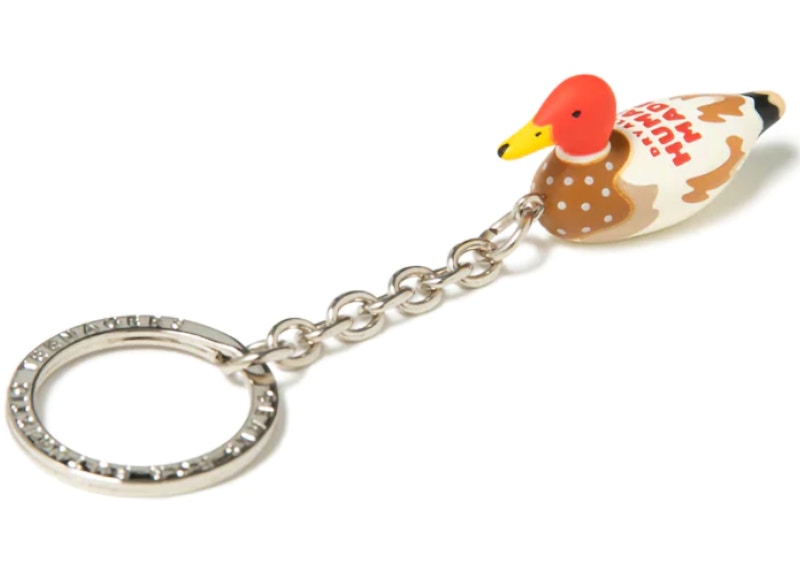 Human Made Duck Keyring Red