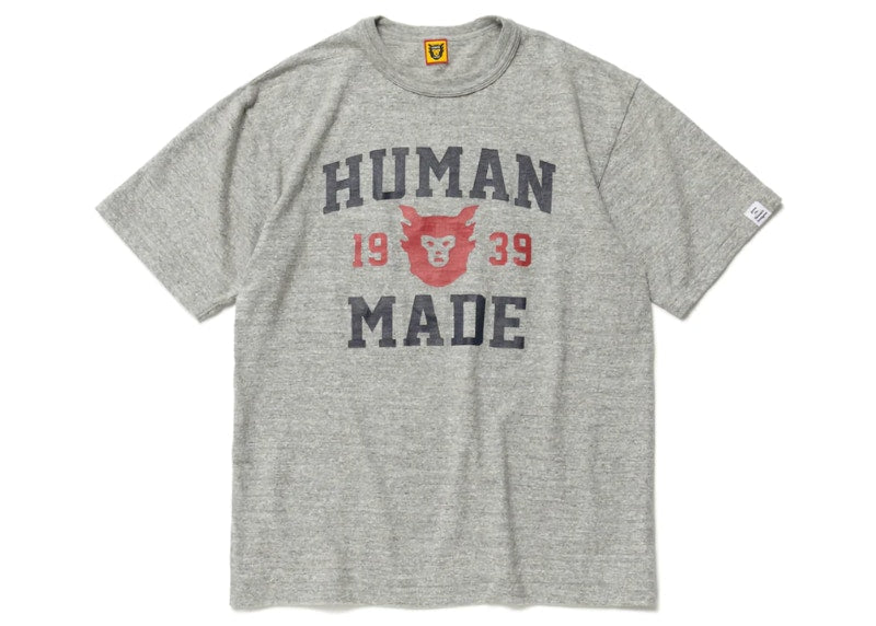 Human Made Face Logo 1938 T-Shirt Grey