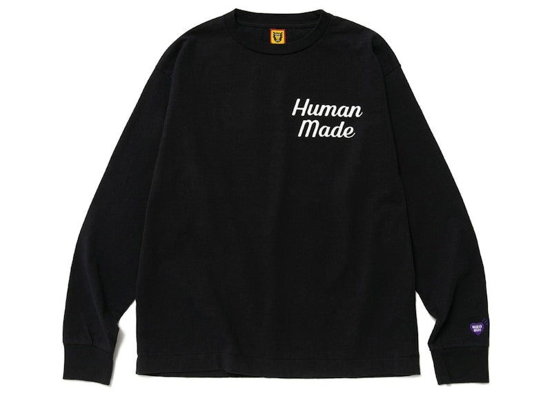 Human Made Flamingo L/S T-Shirt Black