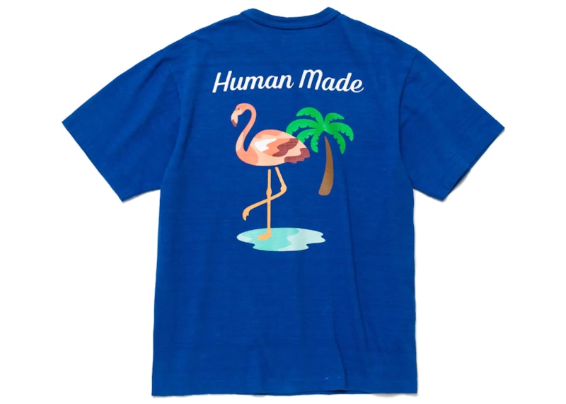 Human Made Flamingo Pocket T-Shirt Blue