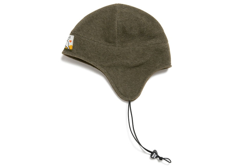 Human Made Fleece Earflap Hat Olive Drab