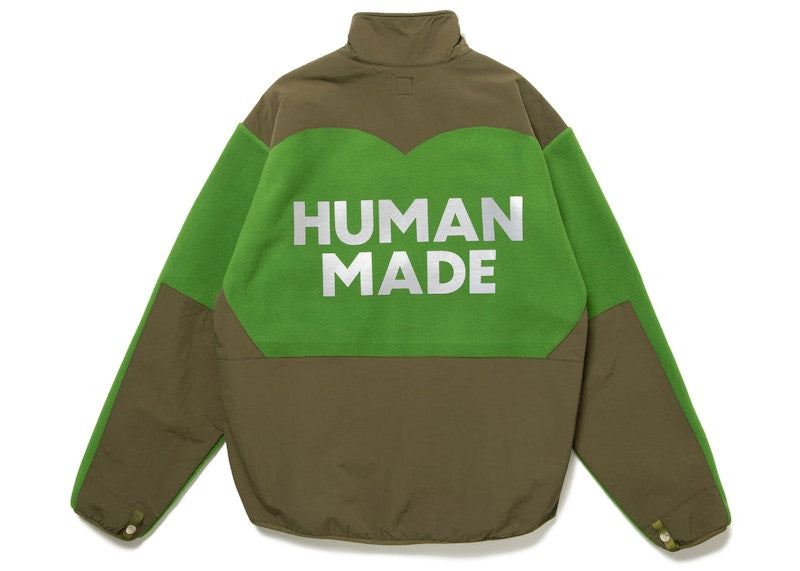 Human Made Fleece Jacket Green