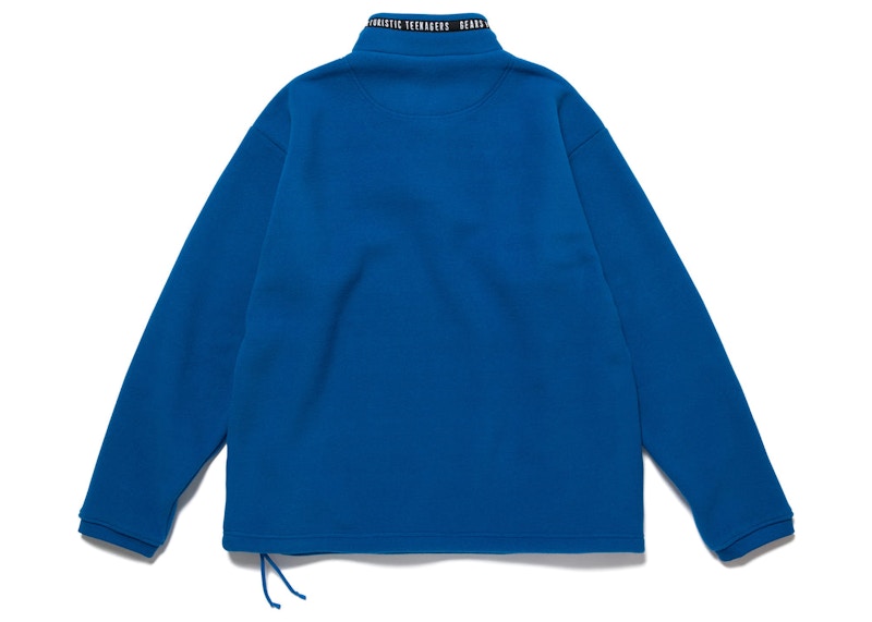 Human Made Fleece Stand Collar Pullover Blue