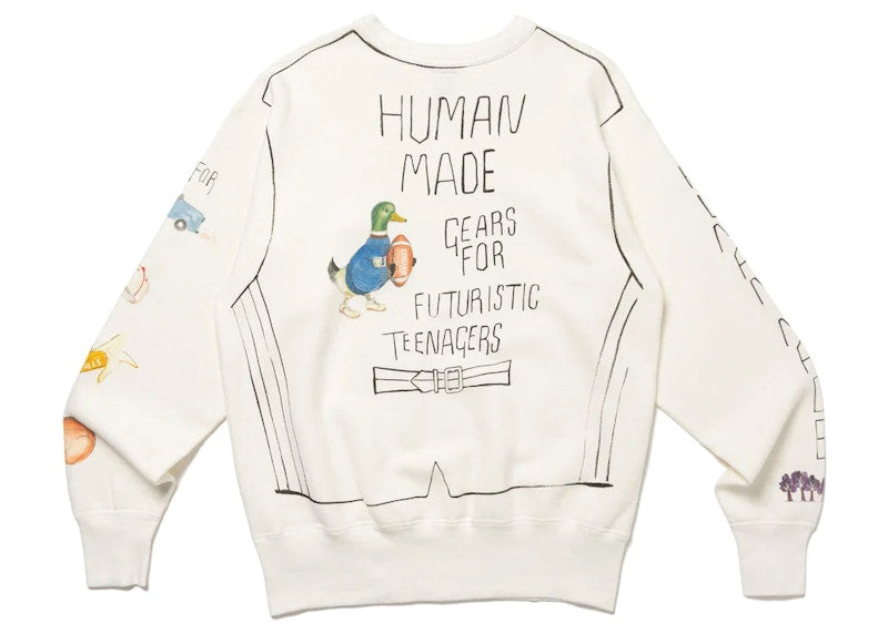 Human Made Graphic Sweatshirt White