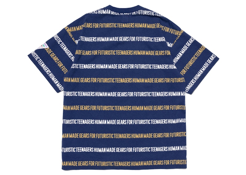 Human Made HM Striped T-Shirt Navy