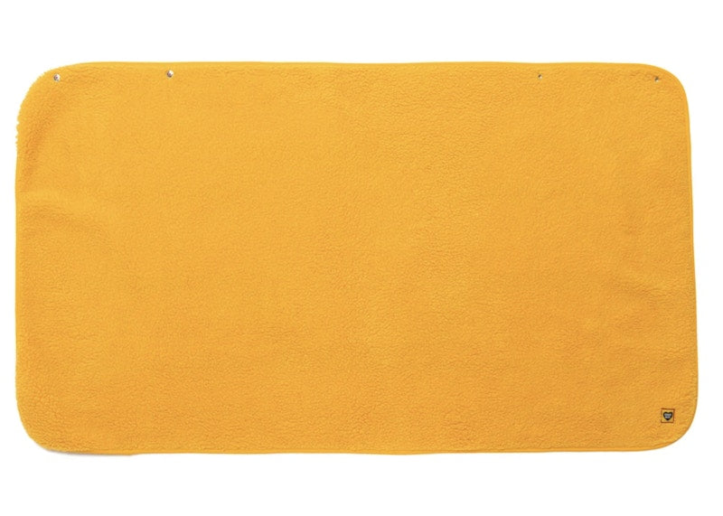Human Made Heart Fleece Blanket Yellow
