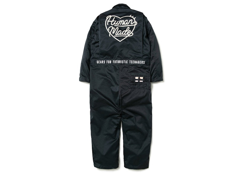 Human Made Heart Logo Jump Suit Black