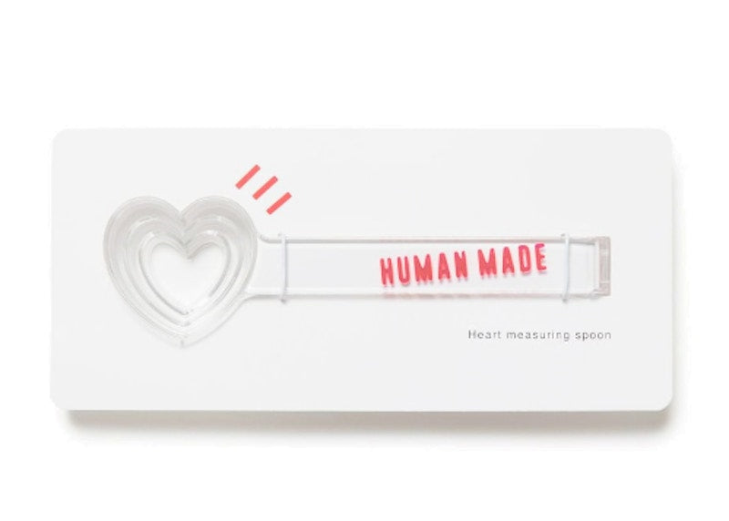 Human Made Heart Measuring Spoon Clear