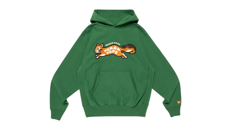 Human Made Human Hope Heavyweight Hoodie Green