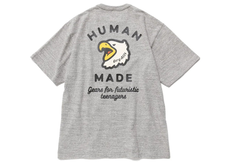 Human Made Human Logo #1 Pocket T-Shirt Grey