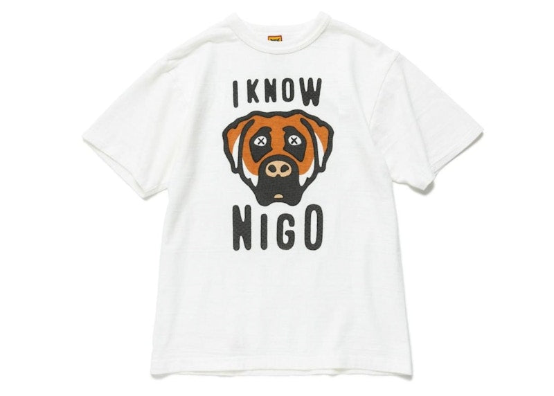 Human Made I Know Nigo KAWS T-Shirt White
