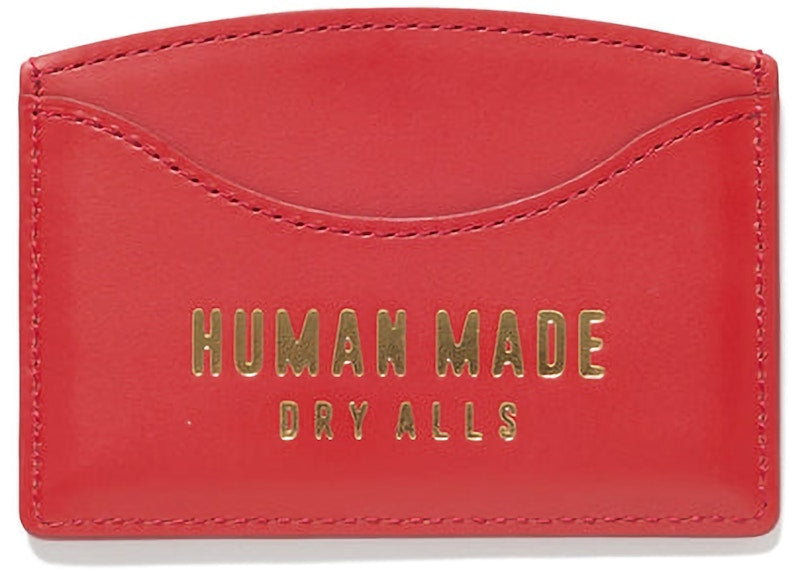 Human Made Leather Card Case Red