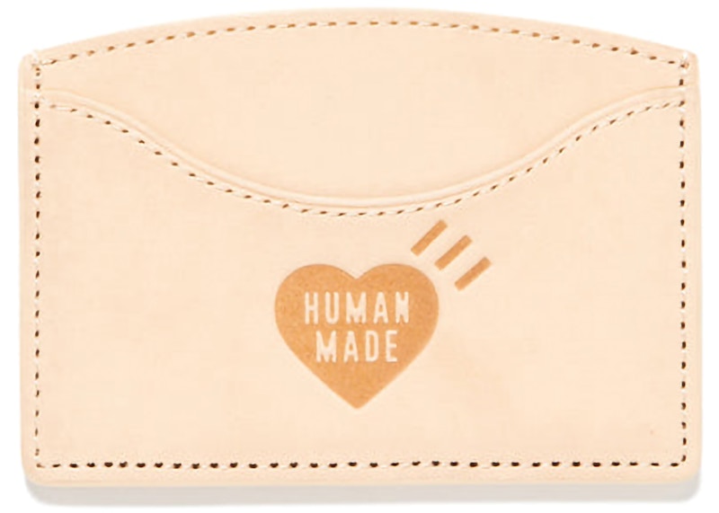 Human Made Leather Card Case White