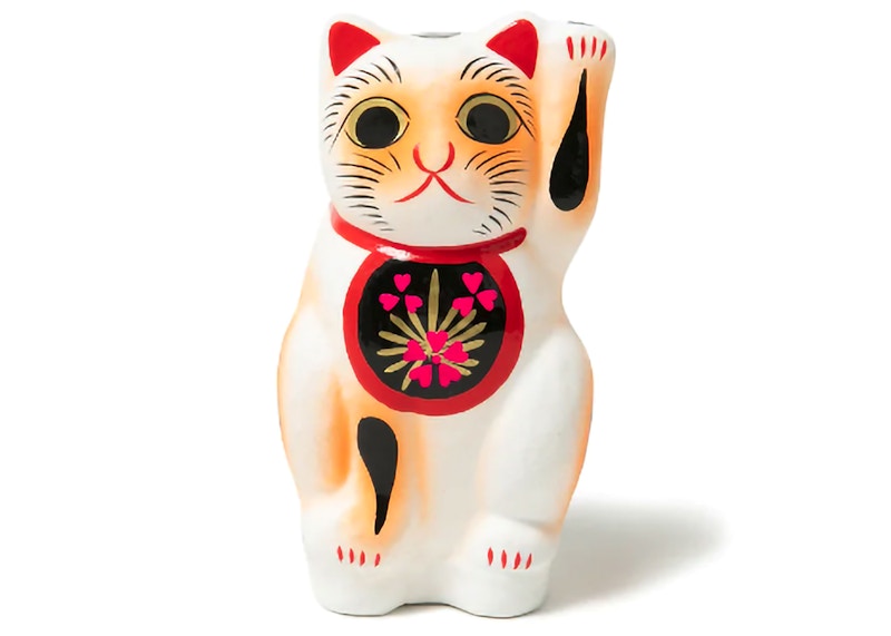 Human Made Lucky Cat Hariko Figure White