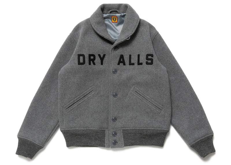 Human Made Melton Wool Jacket Grey