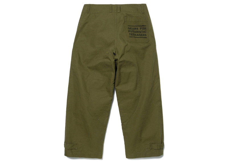 Human Made Military Motorcycle Pants Olive Drab