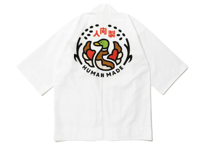 Human Made Ningen-Sei Happi Coat White