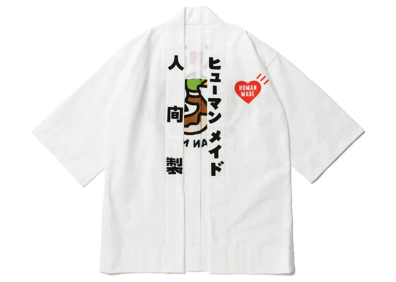 Human Made Ningen-Sei Happi Coat White