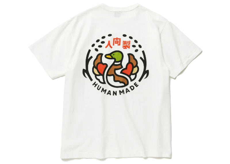 Human Made Ningen-Sei Indigo Pocket T-Shirt White