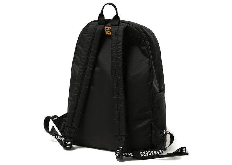 Human Made Nylon Heart Backpack Black