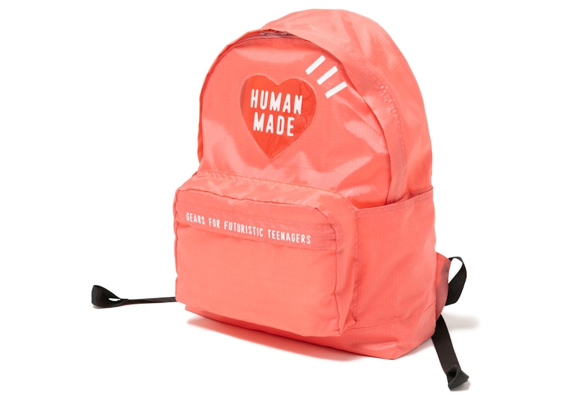 Human Made Nylon Ripstop Heart Backpack Pink