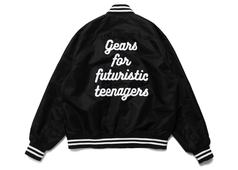 Human Made Nylon Stadium Jacket Black