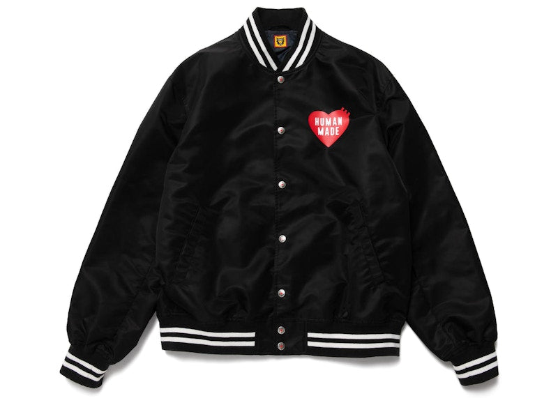 Human Made Nylon Stadium Jacket Black