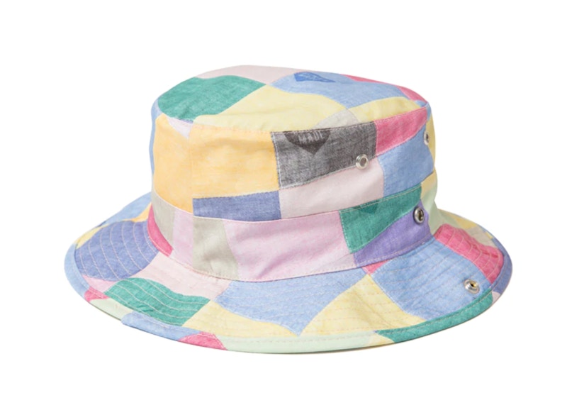 Human Made Patchwork Bucket Hat Pink
