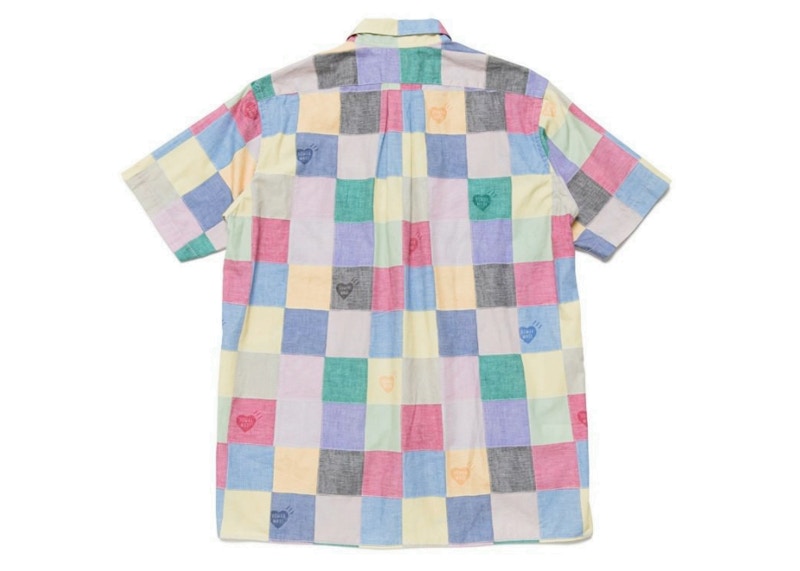 Human Made Patchwork S/S Shirt Pink