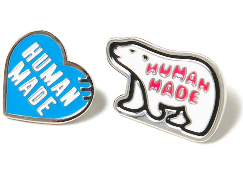 Human Made Pin Badge (Set of 2) Blue