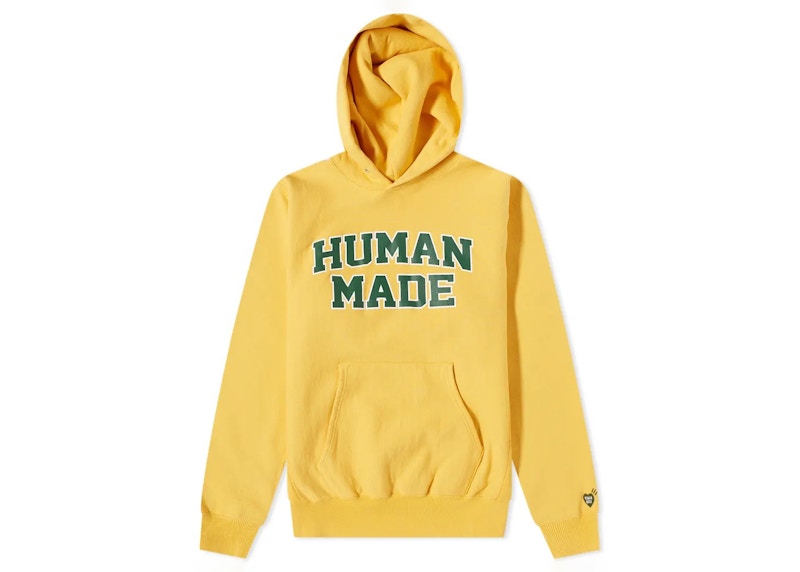 Human Made Pizza Hoodie Yellow