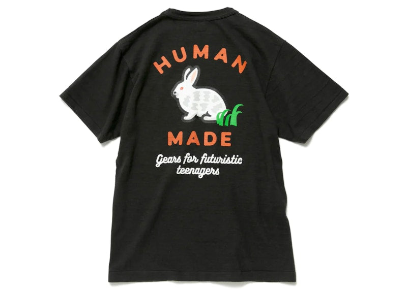 Human Made Pocket Rabbit #2 T-Shirt Black