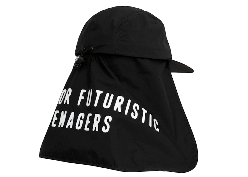 Human Made Polar Bear 4 Panel Sunshield Cap Black