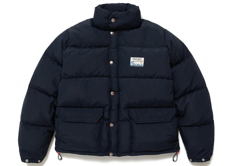 Human Made Polar Bear Down Jacket Navy