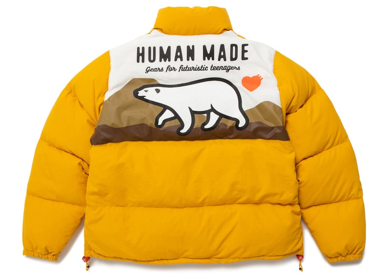 Human Made Polar Bear Down Jacket Yellow