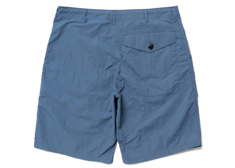 Human Made Polar Bear Nylon Militaly Shorts Blue