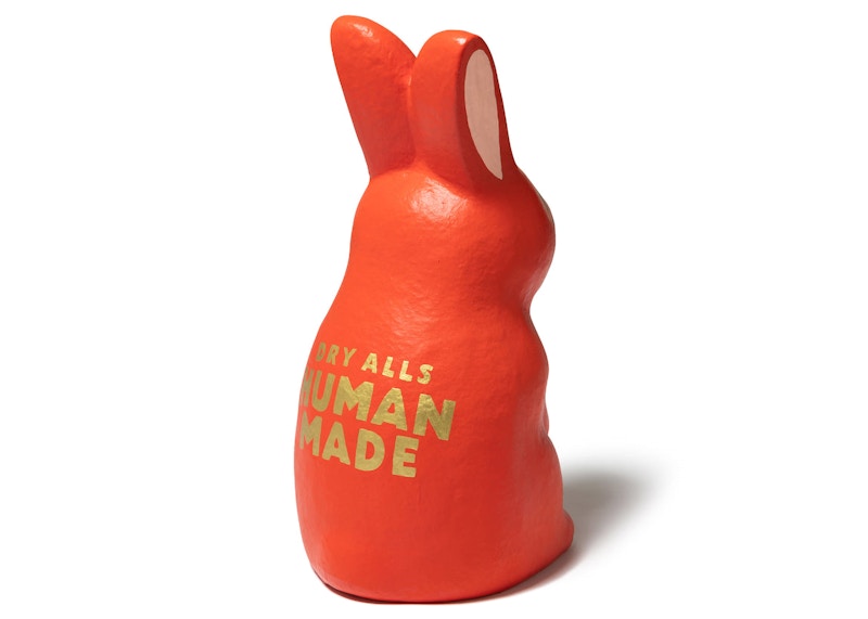 Human Made Rabbit Hariko Large Figure Red