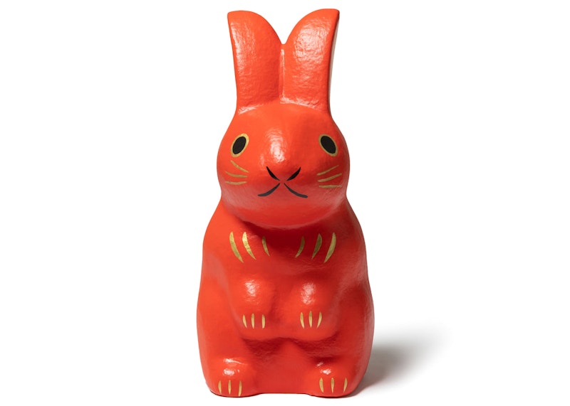 Human Made Rabbit Hariko Large Figure Red